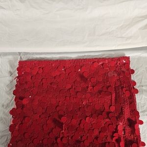 Edikted NWT Red Giant Sequin Micro Mini Skirt
